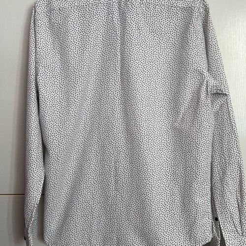 Men's shirt like new, size L, black and white