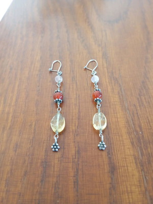 Earrings used, length 6cm