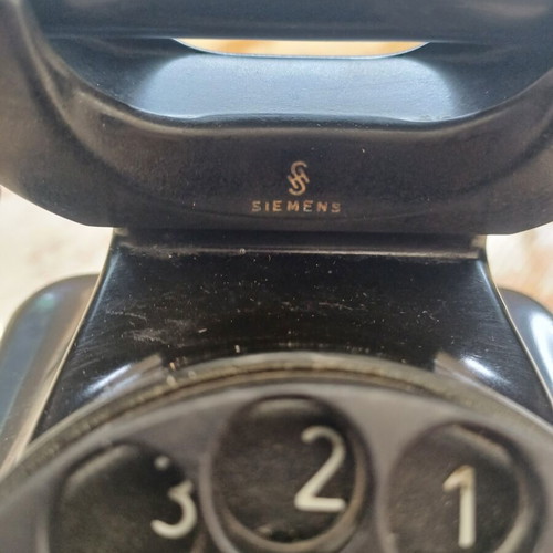 Siemens vintage bakelite telephone model Fg tist 277d used