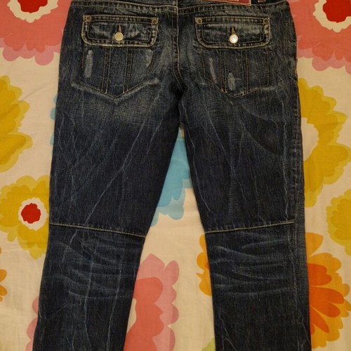 Dsquared2 women's jeans, dark blue denim, made in Italy