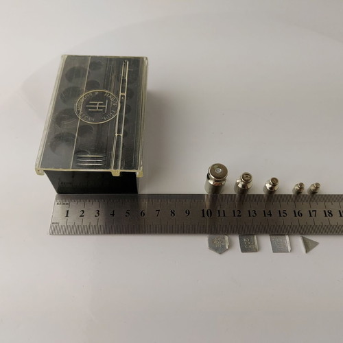 Set of gram weights for apothecary scale used
