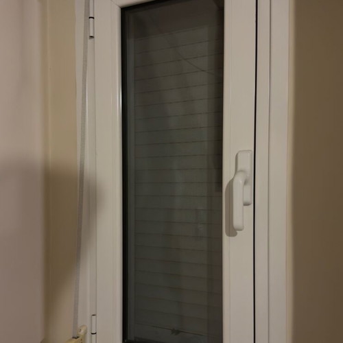 Aluminum window frames like new, pack of 11 with double glazing and shutters