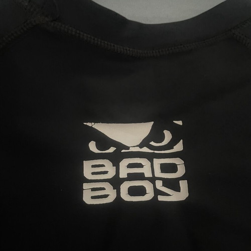 Bad Boy T-shirt, black and white, size medium