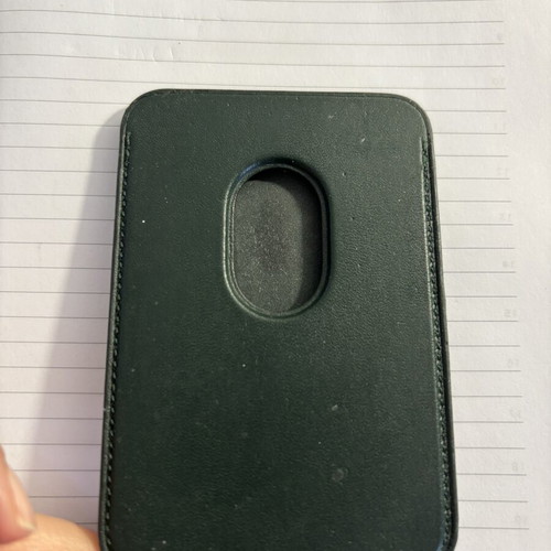 iPhone leather wallet sequoia green like new