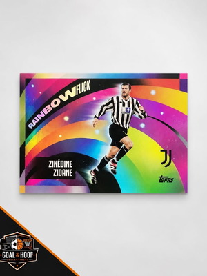 Zinedine Zidane Rainbow Flick sticker Topps
