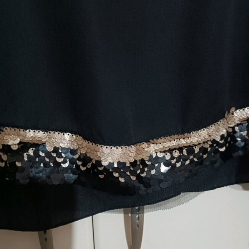 Evening blouse with gold sequins like new
