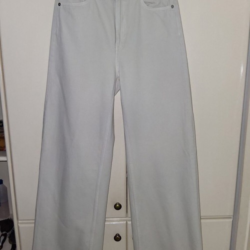 Weekday wide leg jeans like new, beige, size 36