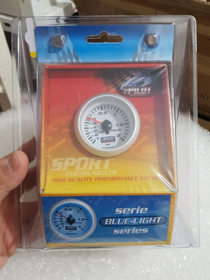 Pilot Blue Light Barometer new, aluminum, 52mm