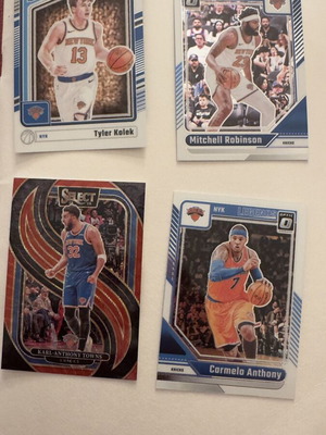 Knicks Loot Topps Chrome 2025, Panini Optic 2024/25, Panini Select 2024/25 like new