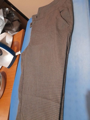 Benetton pants like new, beige and brown