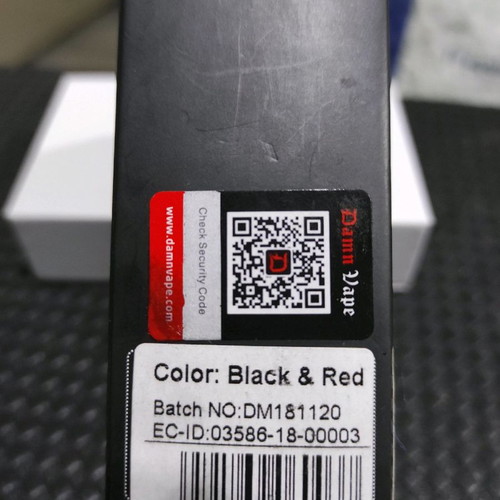 Damn Vape Fresia MTL/DL RTA used, red