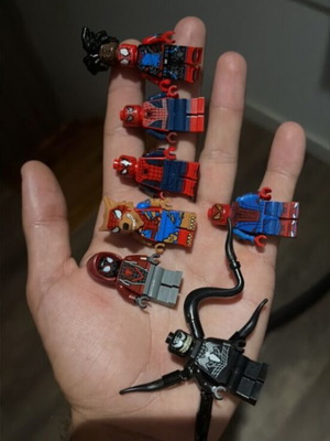 Lego Spider Man minifigures like new