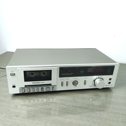 Technics RS-M14 Stereo Cassette Deck used with FL VU-Meters and Metal Tape