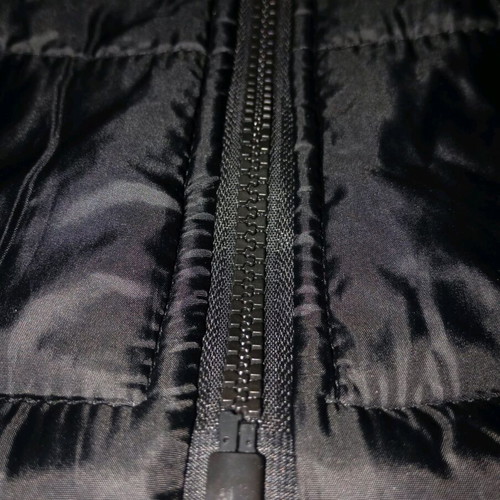 Dog waterproof jacket like new, black with pink