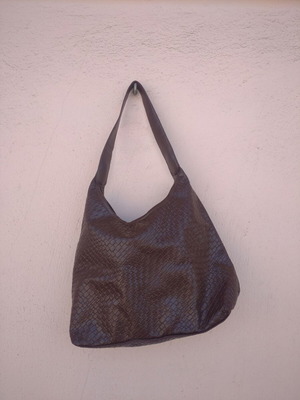Bag with matching wallet new, made of leatherette