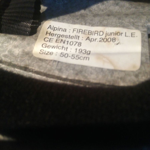 Alpina bicycle helmet new, size 50-55 cm