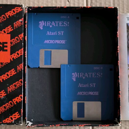 Pirates! (MicroProse) Atari ST used, incomplete