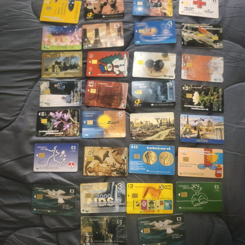 Cyta telecards used, lot of 30 pieces 1990-2010 collectables