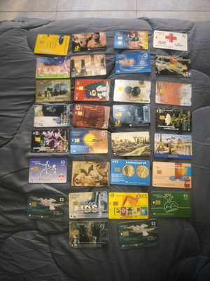Cyta telecards used, lot of 30 pieces 1990-2010 collectables