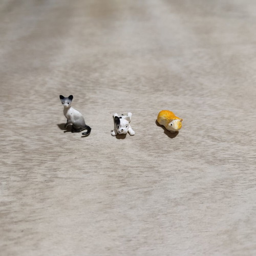 Schleich small animal figures set of 3 used