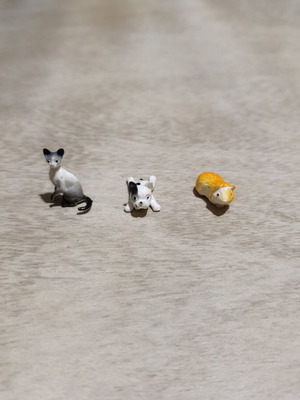 Schleich small animal figures set of 3 used
