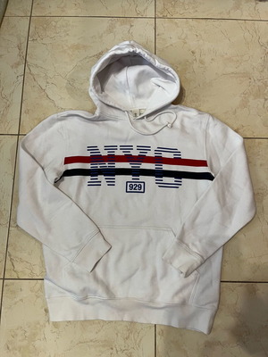 Men's hoodie sweatshirt like new, size medium, white