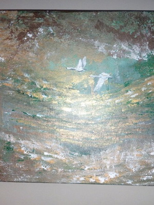 Painting Cycnoi new 30x40, original signed artwork