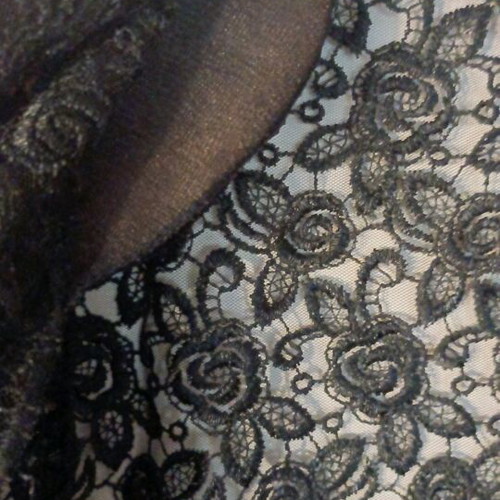 Manto lace cardigan like new, black lace jacket