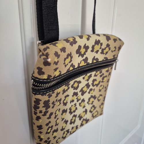 Tous crossbody bag leopard print like new, beige and brown