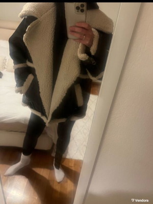 Asos jacket like new, size M, black and beige