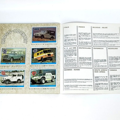 Super Auto Panini 1977 sticker album like new, rare vintage