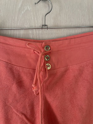 Juicy Couture coral terry shorts, size L