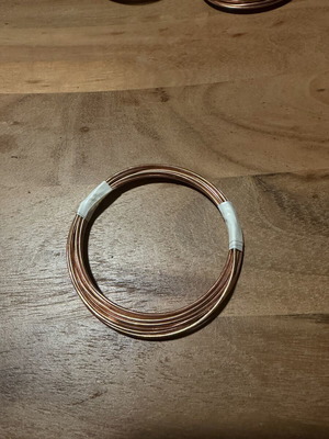 Copper wire 2.5m new, semi-hard for crafts and jewelry