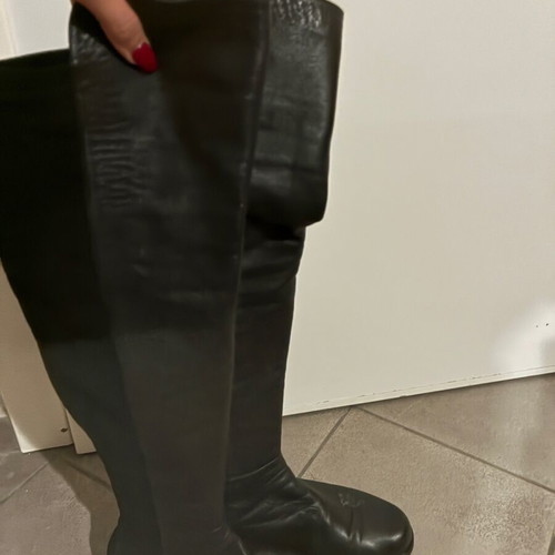 Kennel & Schmenger Leather Over-the-Knee Boots used, size 40, black