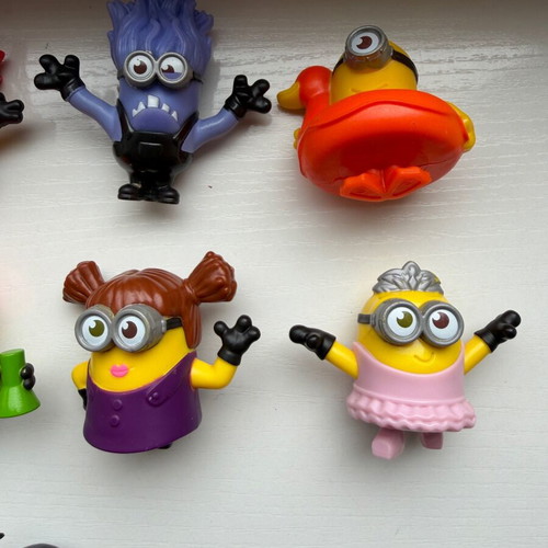 McDonald’s Happy Meal Minions 2019 figures used, pack of 8
