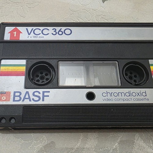 Basf VCC 360 Video Compact Cassette used