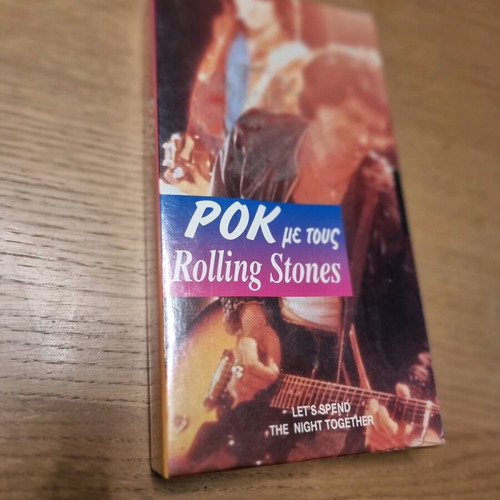 VHS Rock with Rolling Stones, Let's Spend The Night Together, new