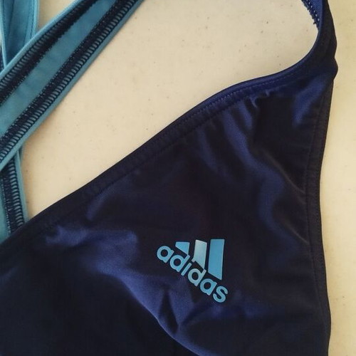 Adidas swimsuit new blue and turquoise