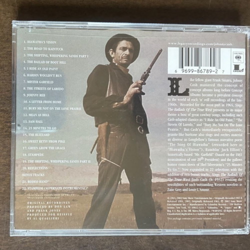 Johnny Cash Sings The Ballads Of The True West CD, Enhanced & Expanded edition