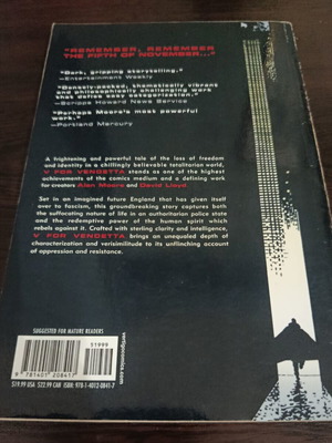 V for Vendetta Vertigo Comics TPB 2005