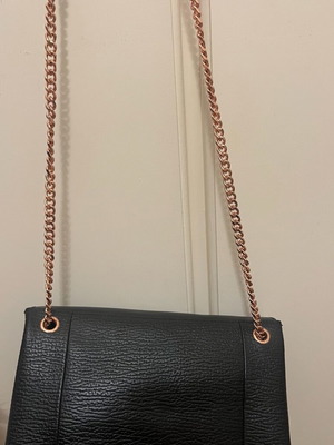 Ted Baker Μαύρη Τσάντα Ώμου Σαν Καινούργιο Γνήσιο Δέρμα