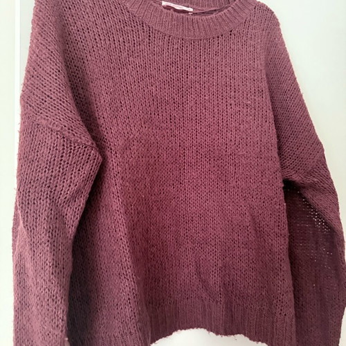 Knitted sweater Pink Woman size S like new