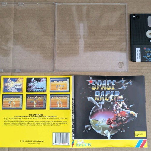 Space Racer (Loriciels) Amstrad Disk used