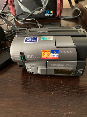 Sony vintage video camera like new with case and manual