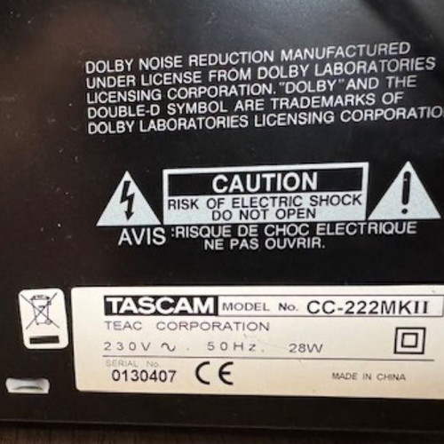 TASCAM CC-222 MK II CD recorder καινούργιο