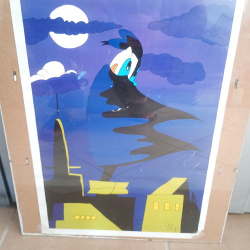 Phantom Duck vintage Disney poster used in frame