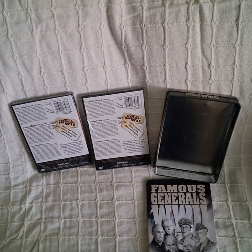 Famous Generals of World War 2 2 DVDs and Pearl Harbor DVD brand new