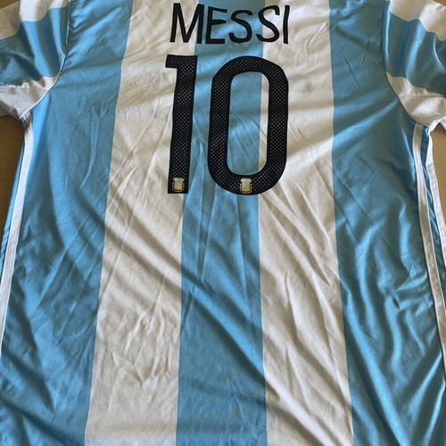 Adidas Argentina National Football Jersey Messi collectible like new