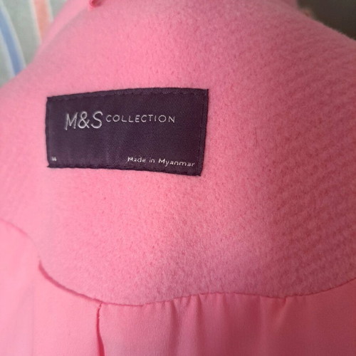 Women's pink coat Marks & Spencer like new