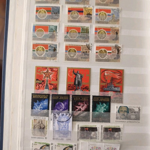 Stamps used, set of 28 from USSR, Greece and USA